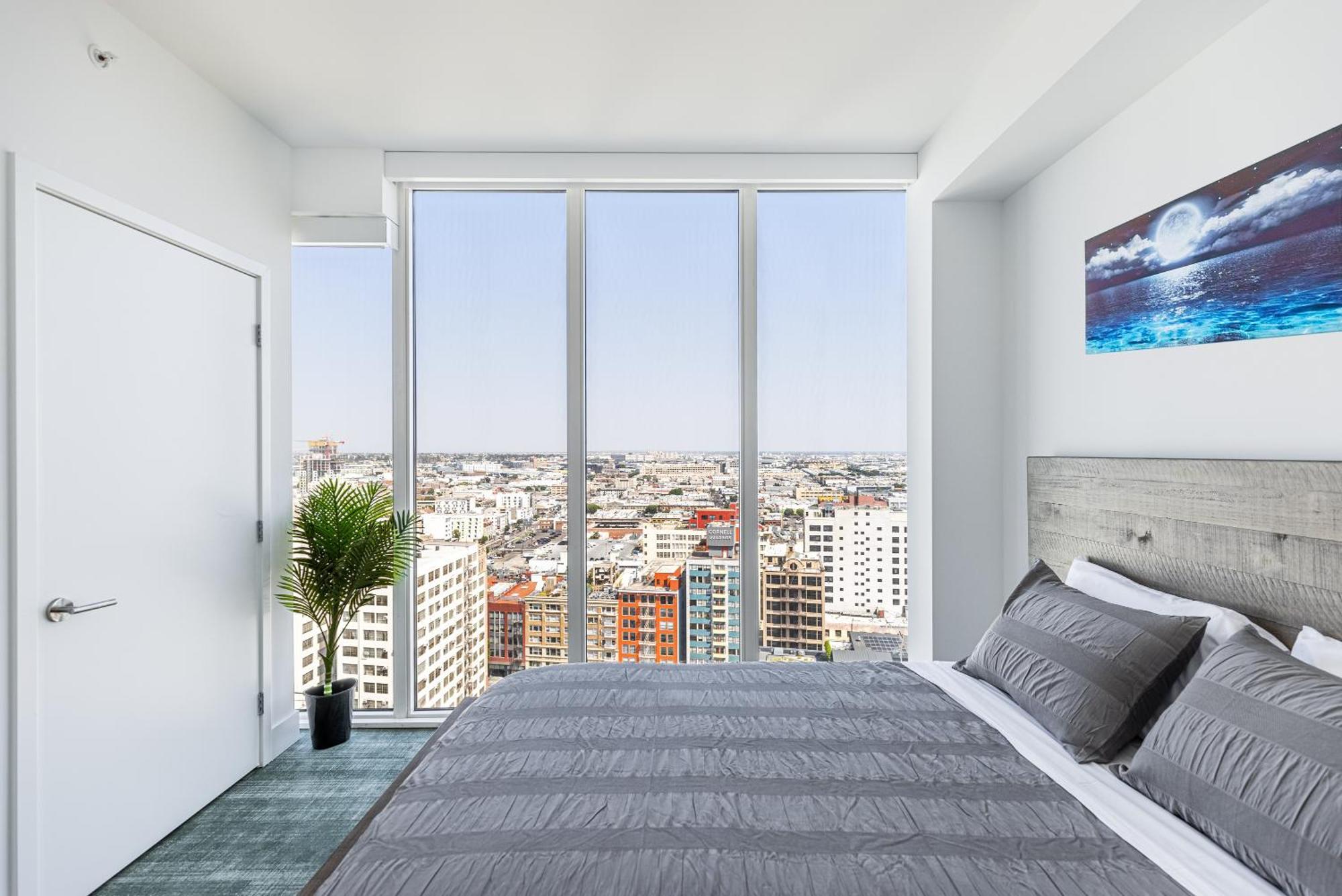 Top Floor High Rise 3 Bed Dtla Skyscraper Penthouse ลอสแอนเจลิส ภายนอก รูปภาพ